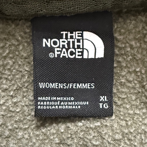 The North Face Olive Green Hoodie Women’s XL - Picture 10 of 11